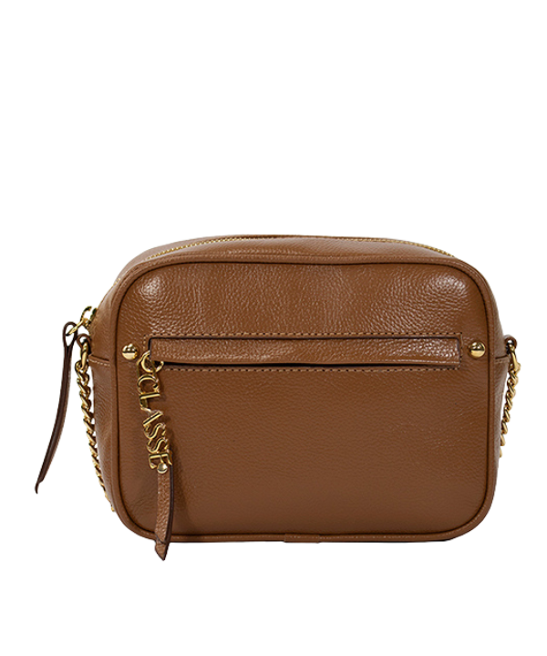 Bolsa Classe Transversal com Corrente e Pingente