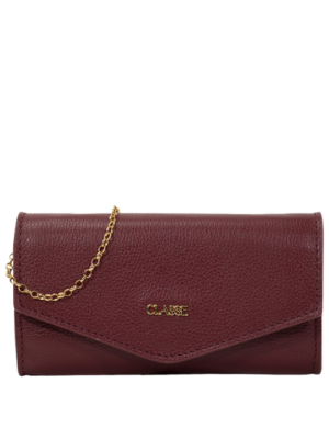 Bolsa Carteira Feminina Classe – Com Corrente Dourada