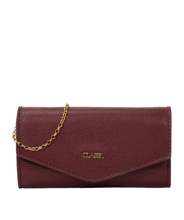 Bolsa Carteira Feminina Classe – Com Corrente Dourada
