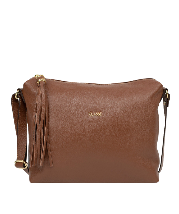 Bolsa Transversal Classe com Tassel
